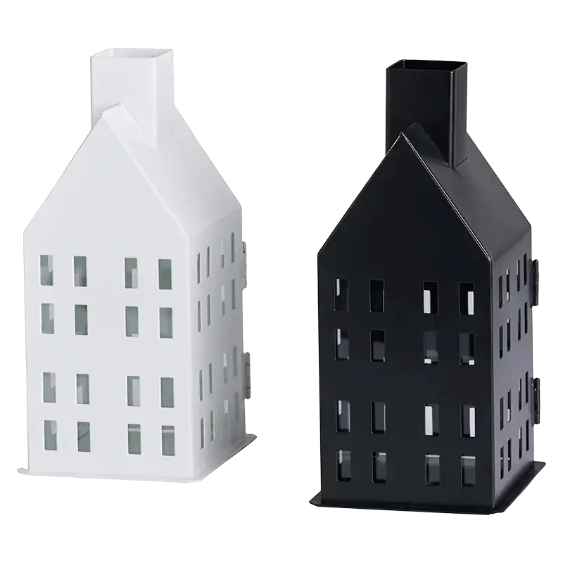 LED Dekohaus aus Metall als Prämie für Ihre Bären Marken