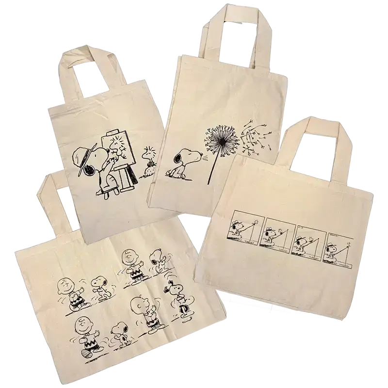 Baumwolltasche mit Peanuts Motiven  als Bären Marken Prämie