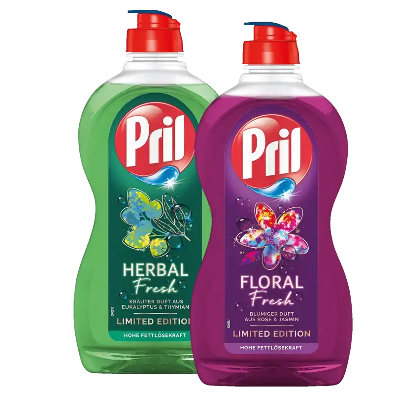 Pril Spülmittel als Bären Marken Prämie