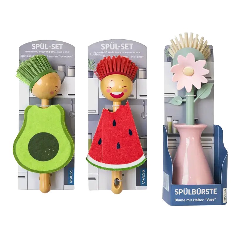 Spülbürsten in verschiedenen Designs als Bären Marken Prämie