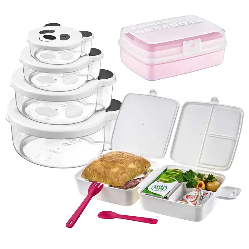 Brot und Lunchboxen als Bären Marken Prämie